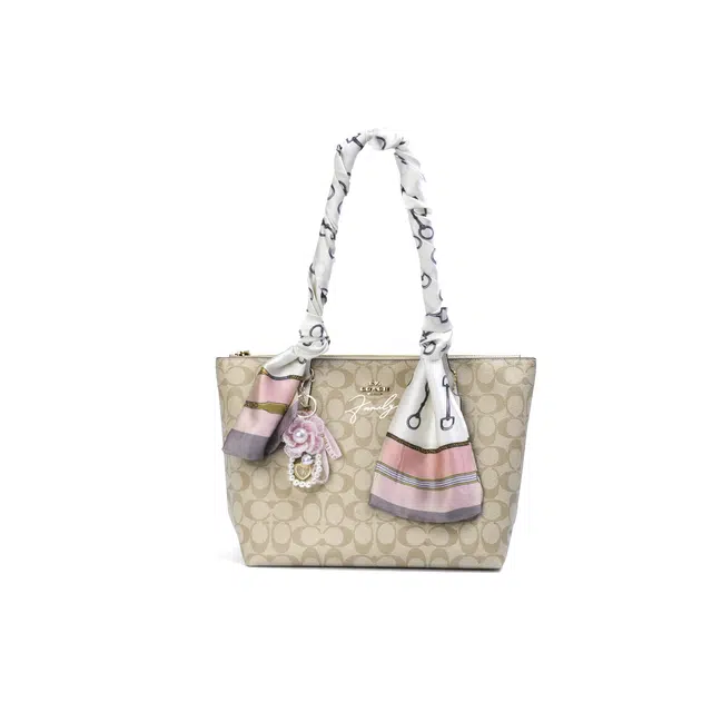 COACH Zip Top Tote PVC