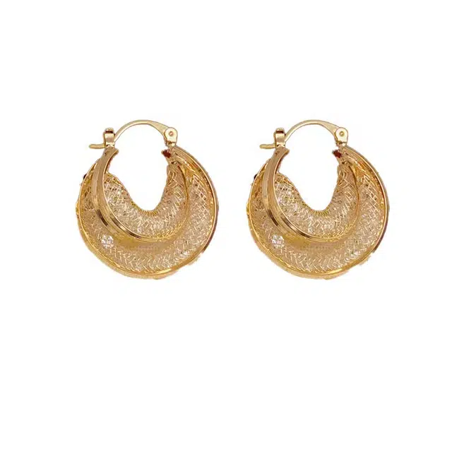 澜耀 高级感精致时尚轻奢耳饰 铜合金 耳环 女款