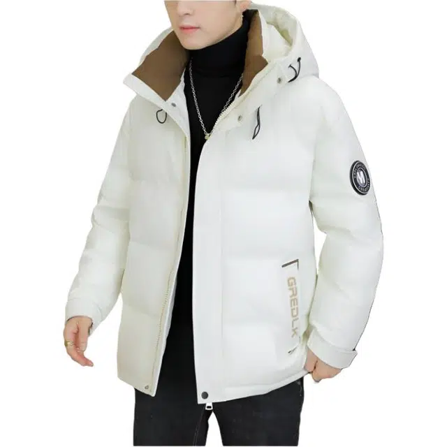 太子龍 加厚连帽舒适百搭休闲长袖棉服 男款