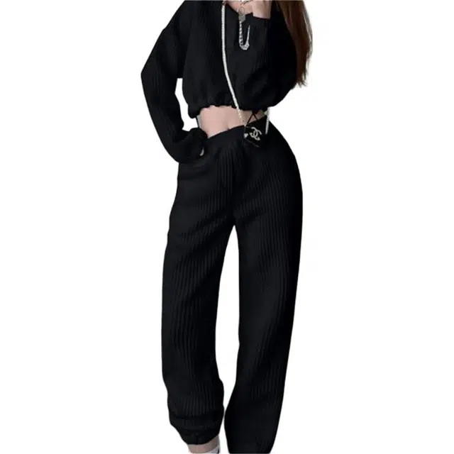 木清清 时尚舒适休闲百搭卫衣套装 女款