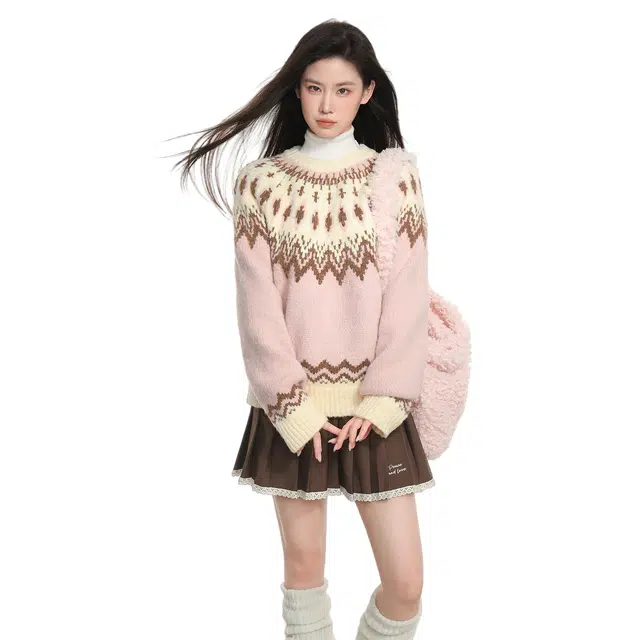 柏黛妃 简约优雅时尚针织衫 女款