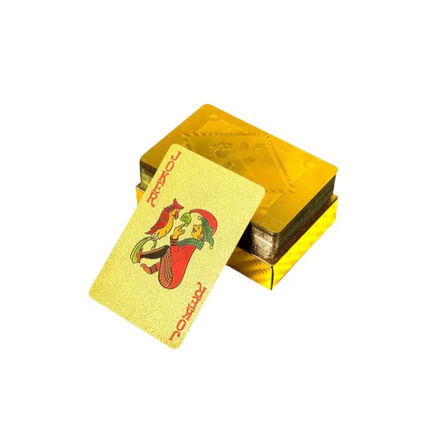 布朵 扑克牌高级感高颜值金玫瑰宿舍开学桌游卡纸德州防水塑料 扑克