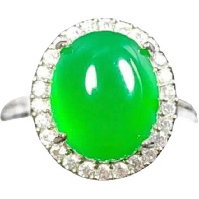 识恩 转运珠 设计师款简约新中式简约精致圆珠#好运 玉髓 戒指 女款