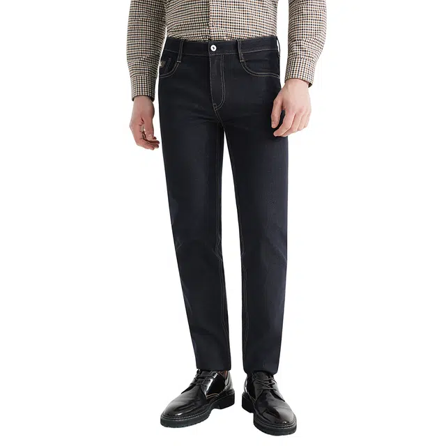 利郎 四面弹 休闲百搭明线时尚水洗高弹修身西装裤 男款