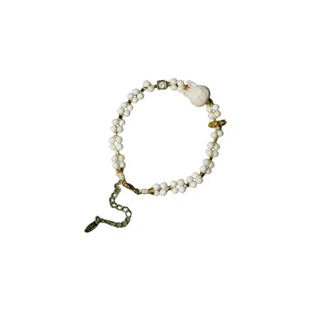 吉千年 【冰河时代】可爱 潮流 招财进宝 好运 转运 平安顺遂 布刻流光雕刻款 猛犸 手串 男女同款情侣款