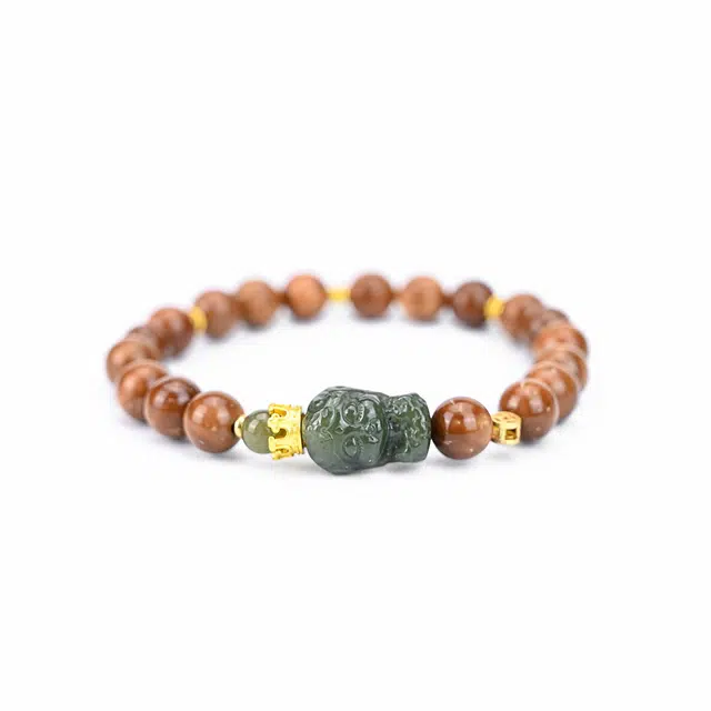 天纵 新中式国风轻奢高级感  小众设计简约文玩 搭配扎基拉姆转运珠 平安顺遂  招财转运 国潮好运平安念珠 库克 手串 男女同款情侣款