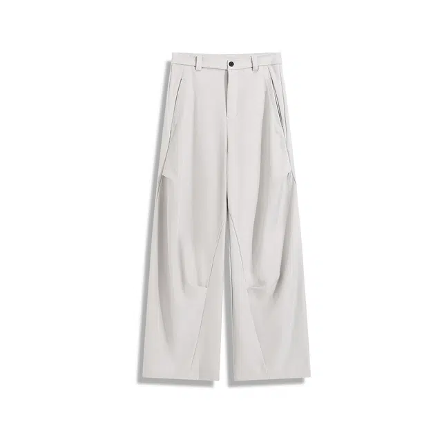 欧路得 美式宽松简约百搭阔腿西装裤 男款