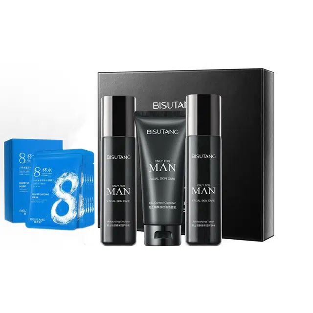 碧素堂 男士系列 烟酰胺护肤套装 淡痘印保湿 正常规格