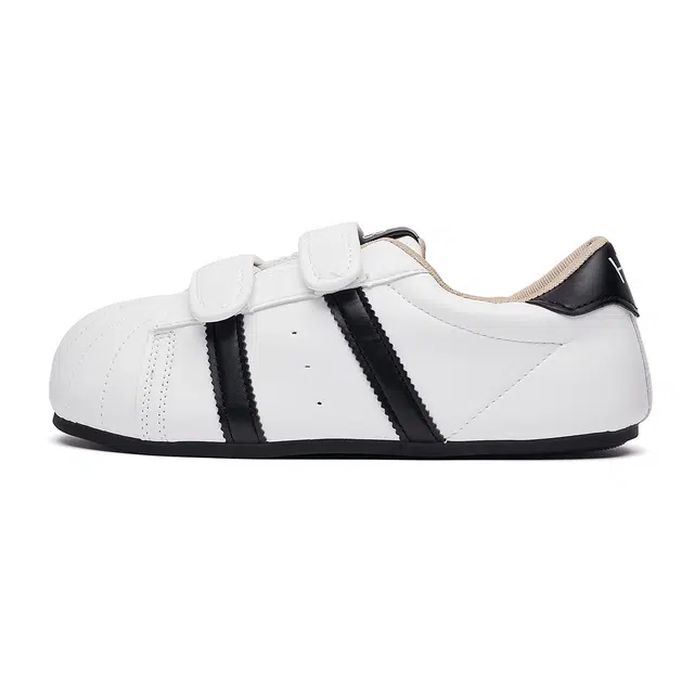 小鹿米利 卡通贝壳头 舒适百搭 时尚潮流小众 复古简约 耐磨 低帮 生活休闲鞋 女