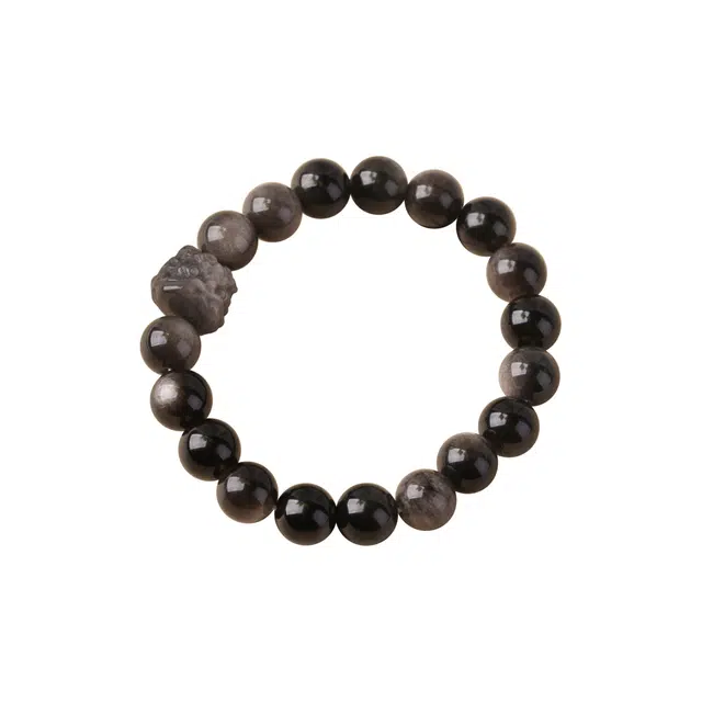 芳缘小傅 新中式国潮 转运佛珠 个性小众轻奢高级设计感 #好运 黑曜石 手串 男女同款情侣款