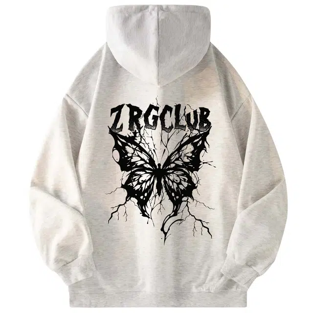 梓润格 简约学院复古休闲宽松舒适美式街头潮流百搭通勤个性拼接保暖长袖连帽卫衣 男女同款