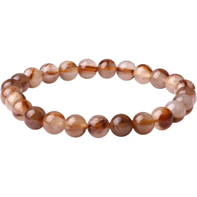 老庙 【学业有成|招财纳福】复古优雅浪漫经典设计 时尚温柔百搭高级感#好运天然 黄发晶 手串 女款