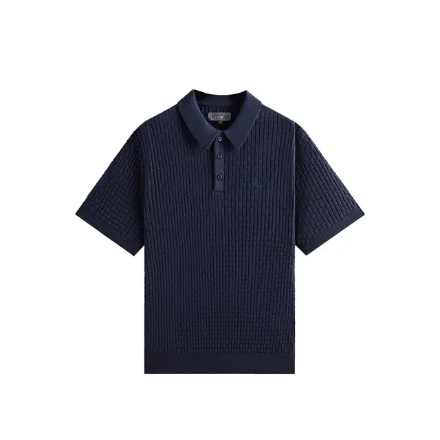 KITH SS25 Basketweave Tilden Polo