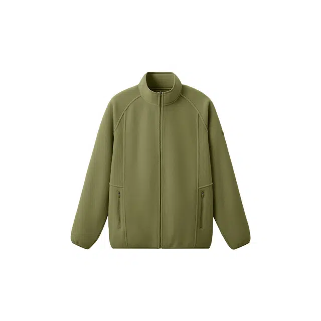 蕉下 万粒绒立领休闲户外保暖舒适柔软时尚宽松百搭防风防寒透气绒感外套 男款