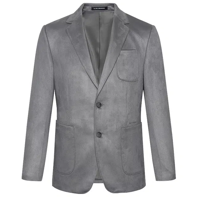 利郎 商务休闲平驳领纯色简约百搭舒适长袖西装 男款