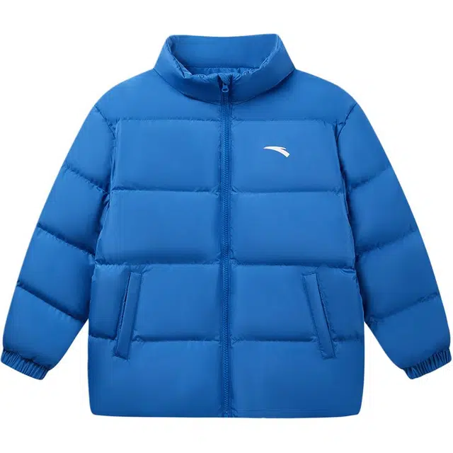 安踏儿童安踏儿童 跑训基础百搭 舒适保暖冬季四防面包羽绒服 男女大小童