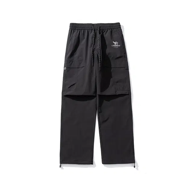 领航骆驼 山系户外多功能速干登山防水防风轻薄透气凉感系带抽绳多口袋中腰直筒休闲裤 男女同款