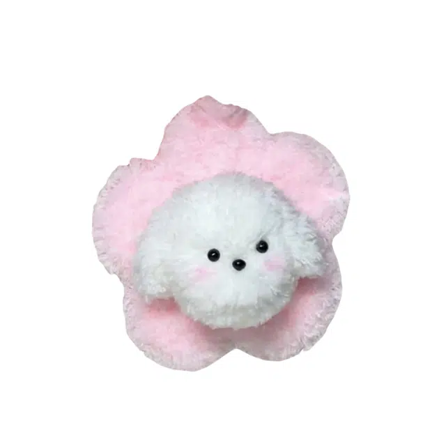 纯兔鼠 可爱小狗头花朵扭扭棒 其他手工制作