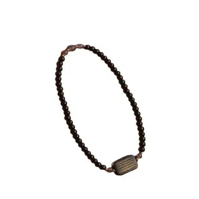 舞依翡 五条经方牌国潮简约新中式 黑檀 手串 男女同款情侣款