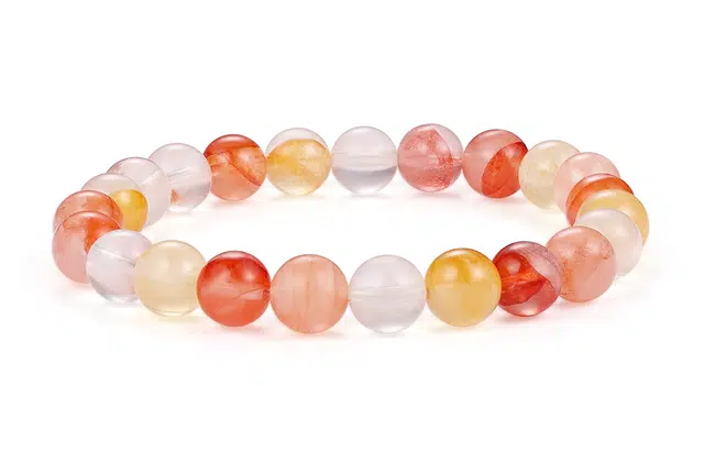 老庙 多宝多福多财 糖果色彩晶手饰水逆退散精准桃花显白精致小众设计高级感#好运天然 多色水晶 手串 女款