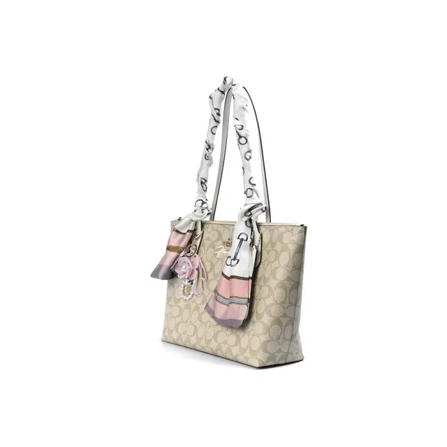 COACH Zip Top Tote PVC