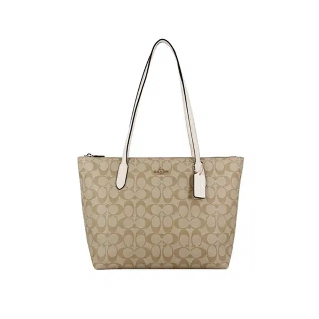 COACH Zip Top Tote PVC