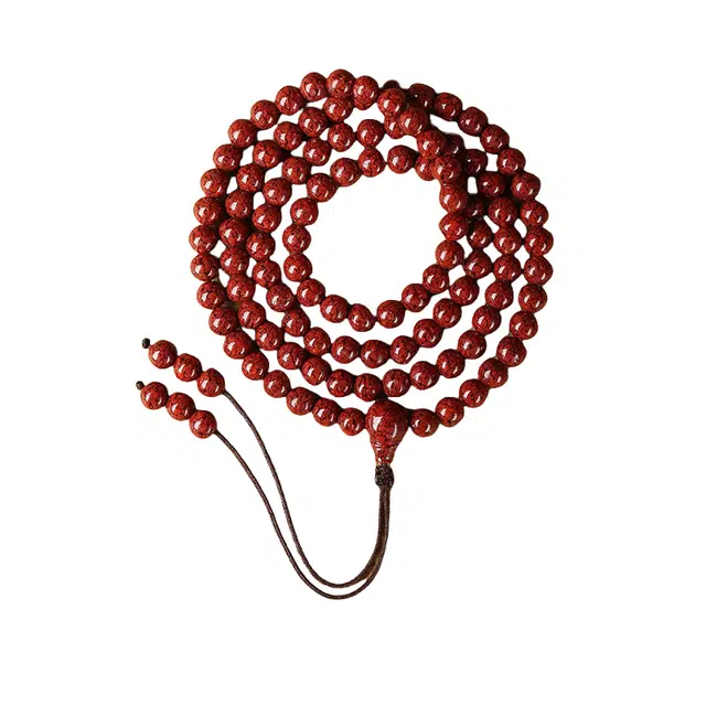 茂琼 简约 时尚 佛珠小众百搭高级感#好运 朱砂 手串 男女同款情侣款