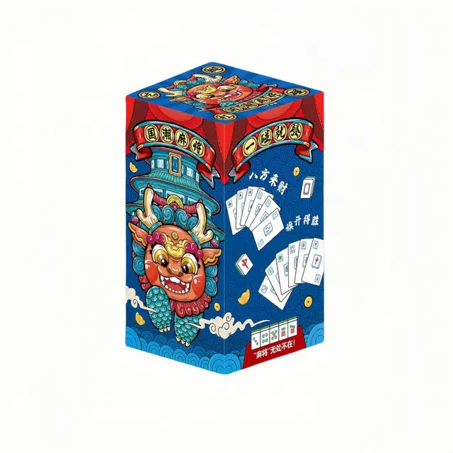 迪爱歪 国潮纸牌 加厚防水创意旅行纸牌宽版 纸麻将