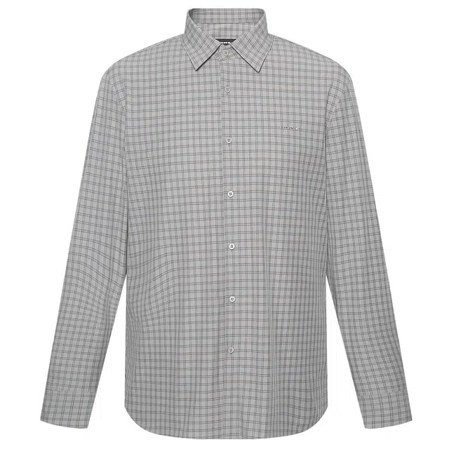 利郎 休闲格纹时尚商务通勤长袖衬衫 男款