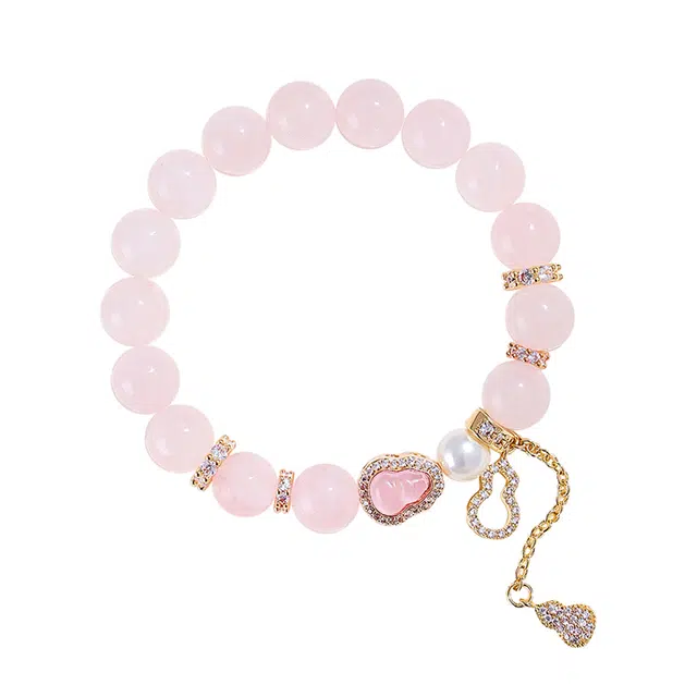 周百福 旺人缘 招桃花 紫定能行清冷甜美气质 福禄葫芦多财多福梦幻早日脱单转运能量磁场#好运天然 粉水晶 手串 女款