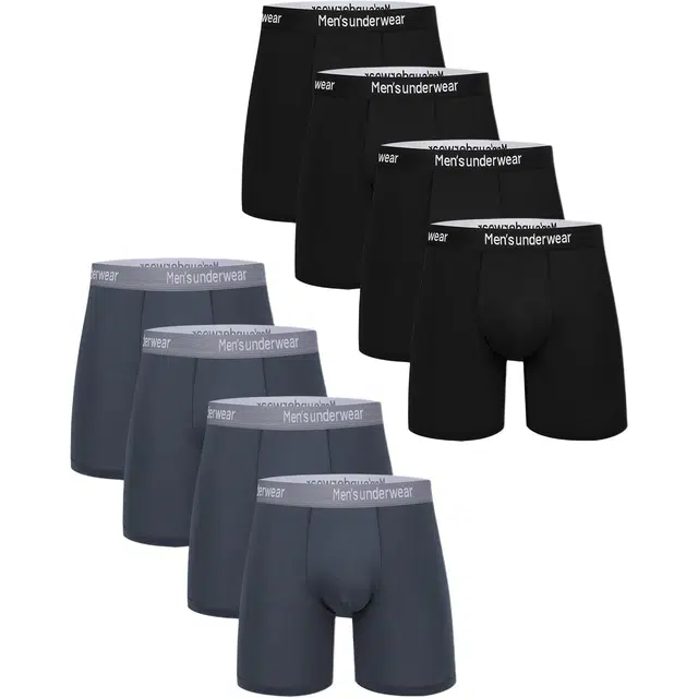 富贵鸟 经典设计运动休闲干爽透气平角内裤 男款