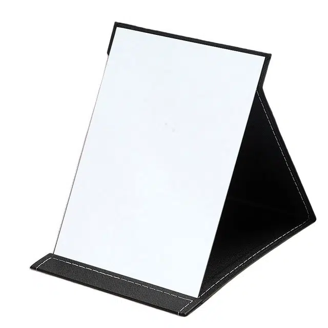 格安诺镜子折叠随身化妆镜大号梳妆镜学生宿舍单层台式桌面简约高清镜美妆镜 立式镜