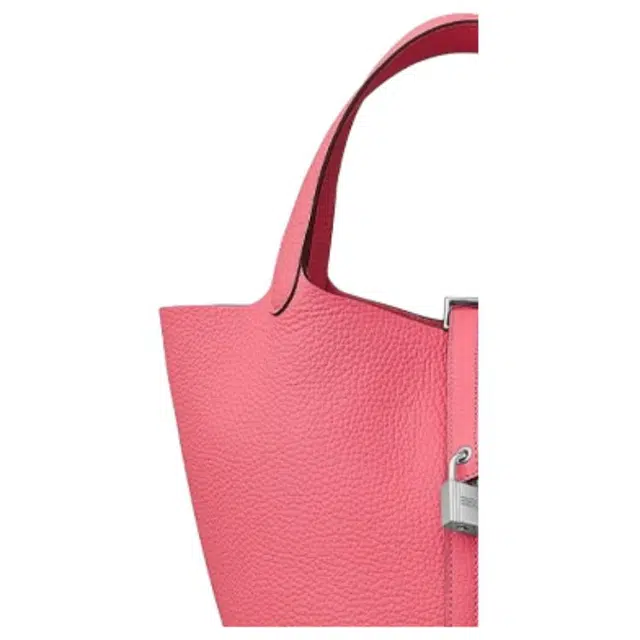 HERMES Picotin Lock 22 8W Rose Azalee
