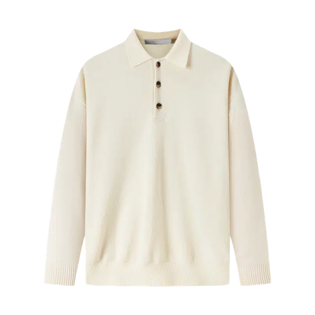 九牧王男裤专家 秋季净面高羊毛修身版舒适毛衣 男款