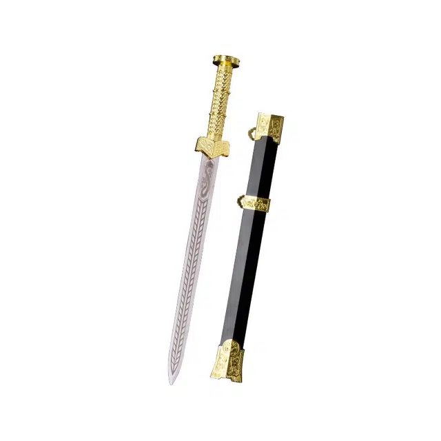 天子剑 秦王短剑 金属外鞘合金装饰 其他静态模型