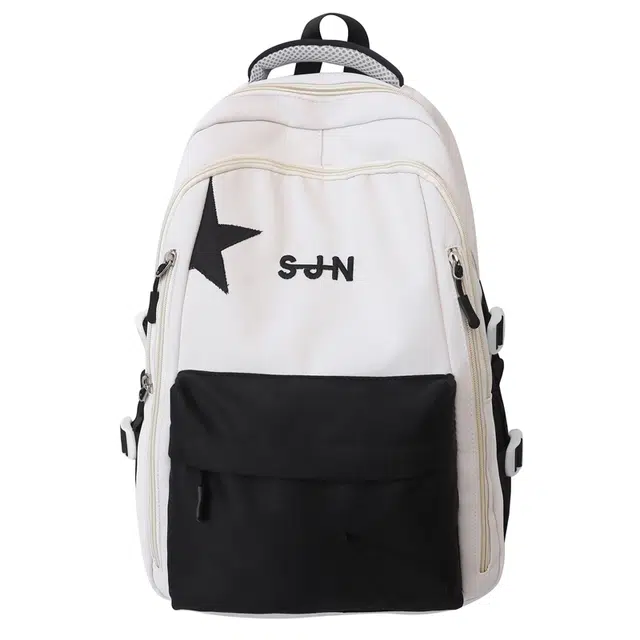 蔻蒂熊 大容量可爱上课外出旅行星星小清新书包高颜值百搭 涤纶 双肩包 常规 青少年 黑色/红色/紫色/蓝色/绿色