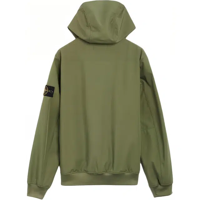 Stone Island Soft Shell Jacket Moss Green