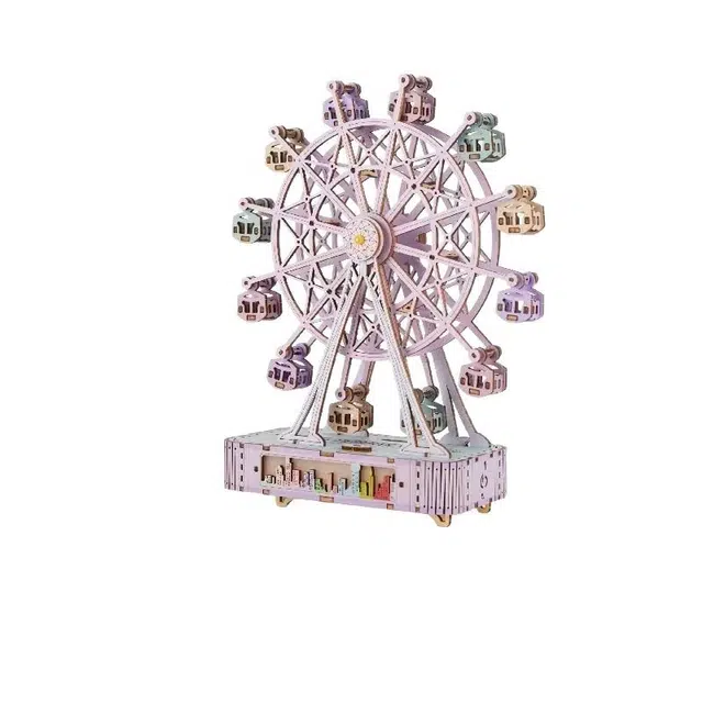 繁森 摩天轮八音盒 触控灯光机械 智能玩具