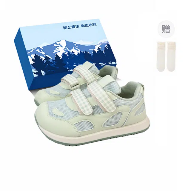 小鹿米利 魔术贴厚底休闲 增高 低帮 板鞋 女