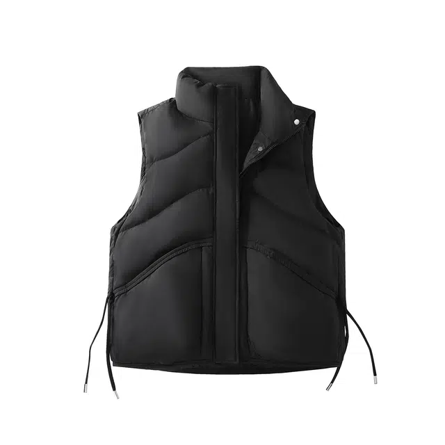 鸭鸭 纯色立领休闲羽绒服 女款