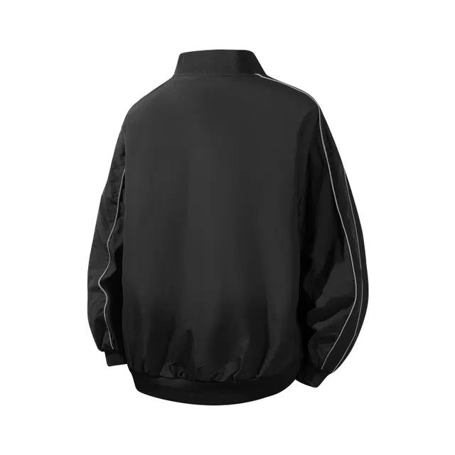 棉基因 美式高街复古简约线条小众设计宽松棒球领纯色百搭防风防水加棉基础款夹克 男女同款