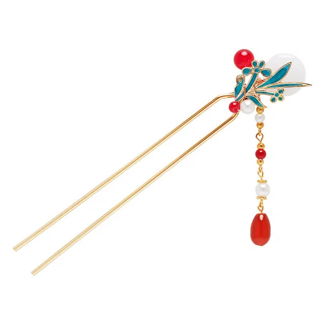 聆听花开 新中式复古民族风 个性宫廷风高级感 合金 发簪 女款