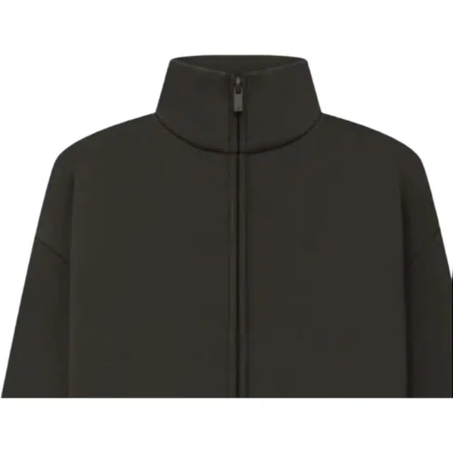 Fear of God Essentials SS23 womens Womens Fullzip Jacket Off Black