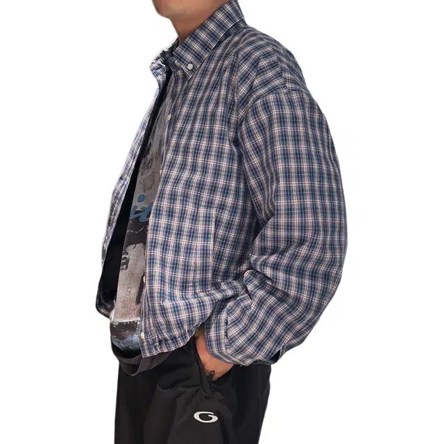 徐百货 美式高街潮牌百搭休闲时尚格子春秋季高级感复古翻领衬衣松弛感外套衬衫 男女同款