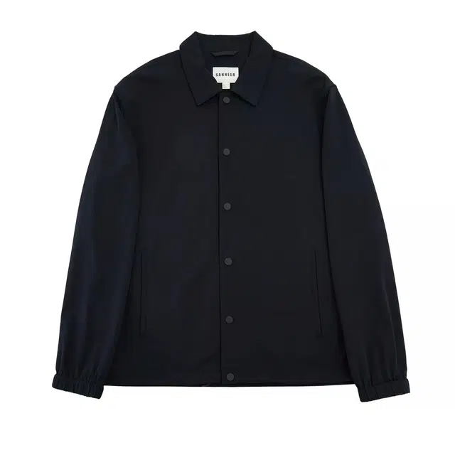 丹宁哲学 高端轻盈简约纯色收口袖标准通勤风夹克 男款