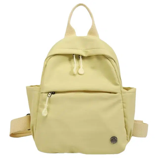 德力熊 日系时尚百搭轻便背包糖果色旅游登山简约休闲 尼龙 双肩包 女款 多色