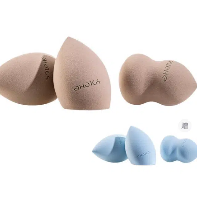 和风雨 柔软不吃粉美妆蛋彩妆球 干湿两用散粉底液海绵气垫粉扑化妆棉工具