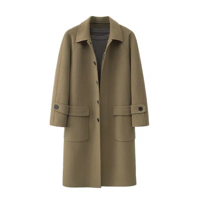 艾梵斯贝 时尚日常休闲翻领大衣 男款