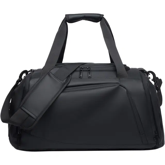 德力熊 纯色大容量运动健身包多功能手提出差旅游行李包潮酷轻便双肩包 尼龙 旅行包 男款 多色