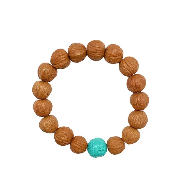 富珠汇 上岸接锦鲤国风潮流轻奢小众新中式日常百搭多财多福天官赐福转运佛头好运 猴头核桃 手串 男女同款情侣款